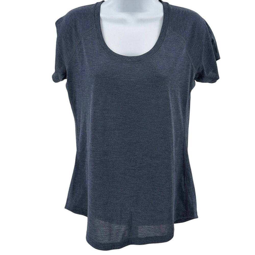Patagonia Capilene Cool Trail Shirt WMNS S Gray RoundNeck Ultrasoft Short Sleeve